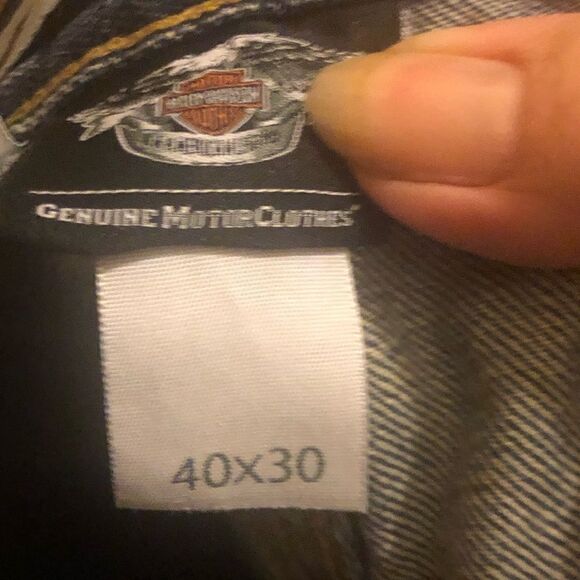 Harley-Davidson men’s jeans. Size 40x30. Medium wash - Picture 8 of 8